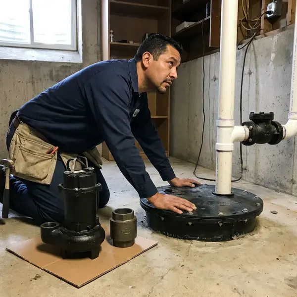 Professional sewage ejector pump installation, Cheyenne, WY