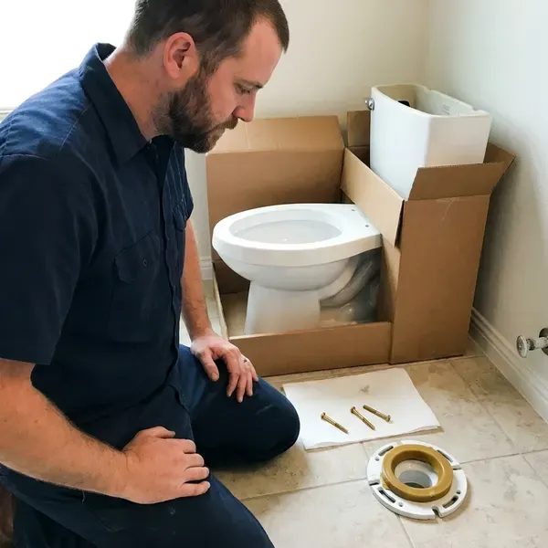 Local toilet replacement by JKV Plumbing, Cheyenne, WY