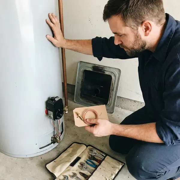 JKV Plumbing technician providing water heater repair in Cheyenne, WY